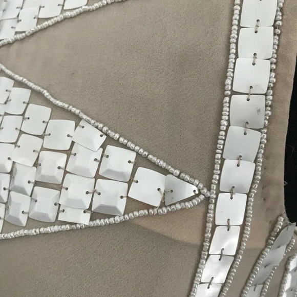 Embellished Sleeveless Tunic Sequin Top - Picture 5 of 5